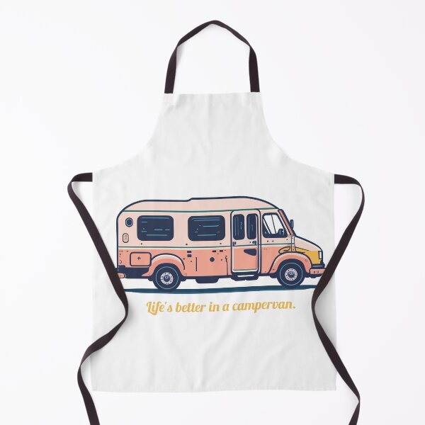 Artikelvorschau, Das Leben ist besser in einem Wohnmobil - T-Shirt-Design entworfen und verkauft von Mark Harrop.