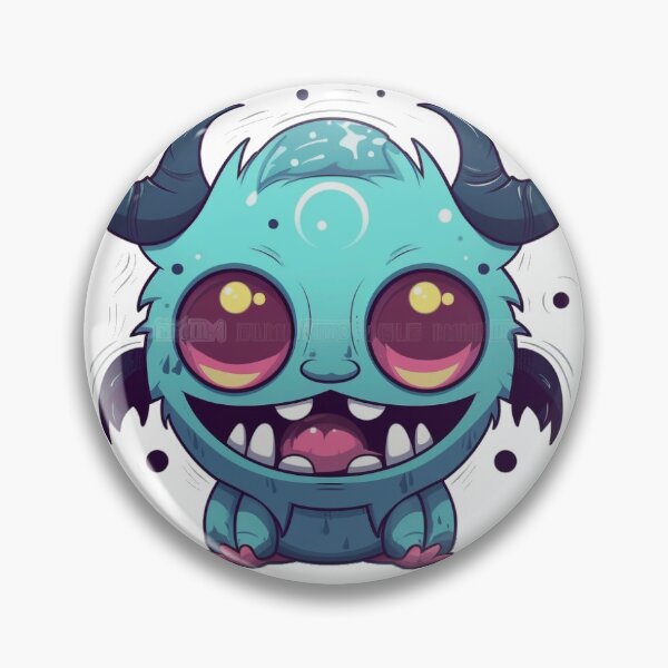 Item preview, Chibi Evil Creature - Cute Creature Sticker designed and sold by Reimagining  Images.