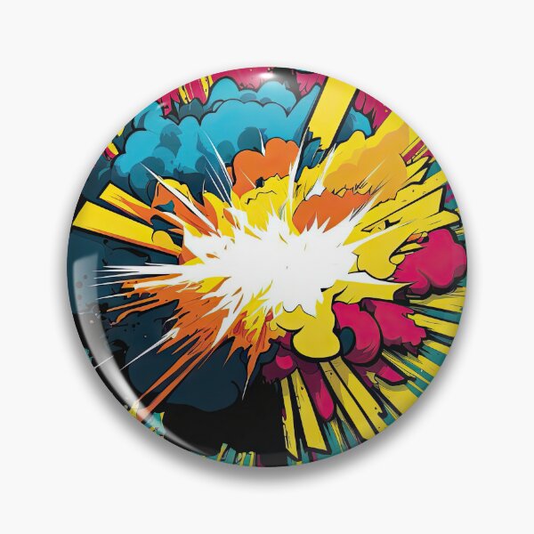 Item preview, Colorful Explosion in Comic Style designed and sold by Ideationing.