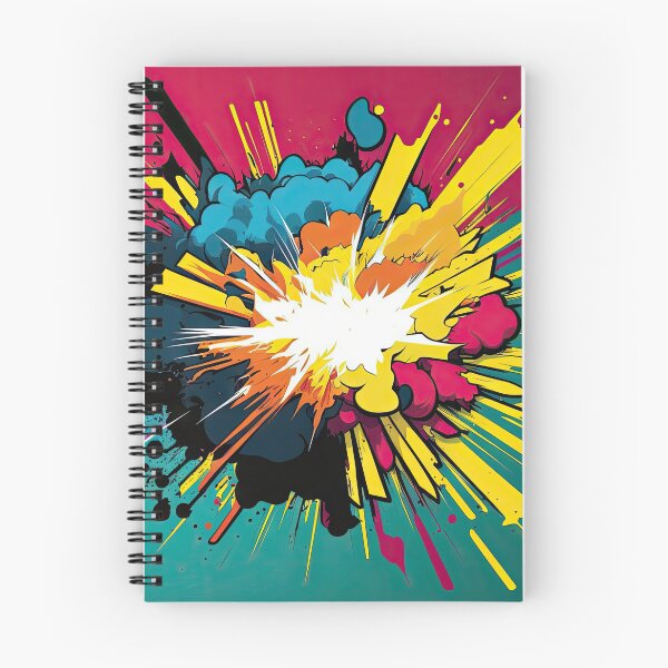 Item preview, Colorful Explosion in Comic Style designed and sold by Ideationing.