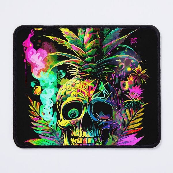 Item preview, Trippy Pineapple Skull designed and sold by MindWave THC.