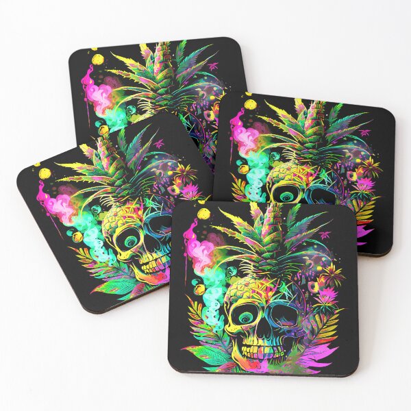 Item preview, Trippy Pineapple Skull designed and sold by MindWave THC.