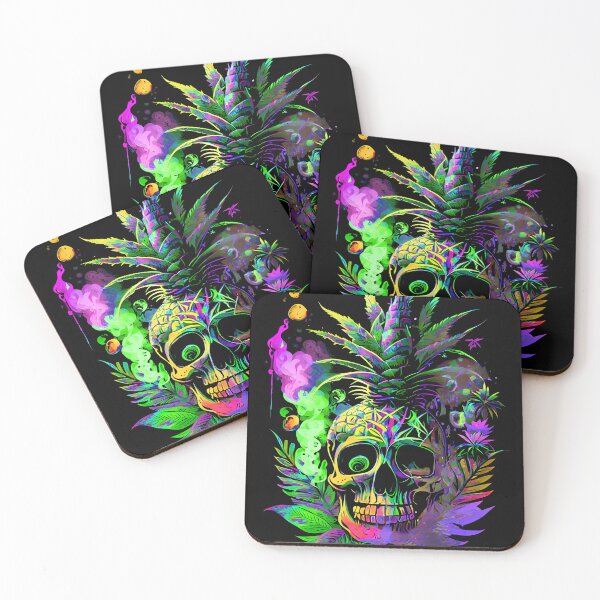 Item preview, Trippy Pineapple Skull designed and sold by MindWave THC.