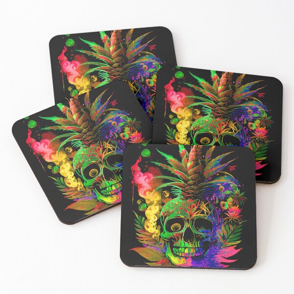 Item preview, Trippy Pineapple Skull designed and sold by MindWave THC.