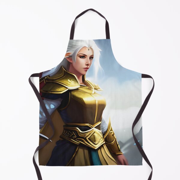 Item preview, Elven Warrior: An elven warrior standing upon a high mountain range ready for battle. designed and sold by FigjamDesigns.