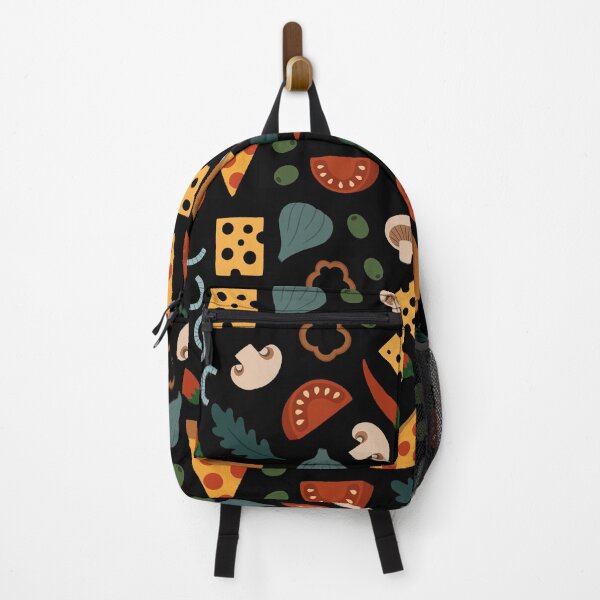 Item preview, Pizza Pattern - Black designed and sold by joizart.