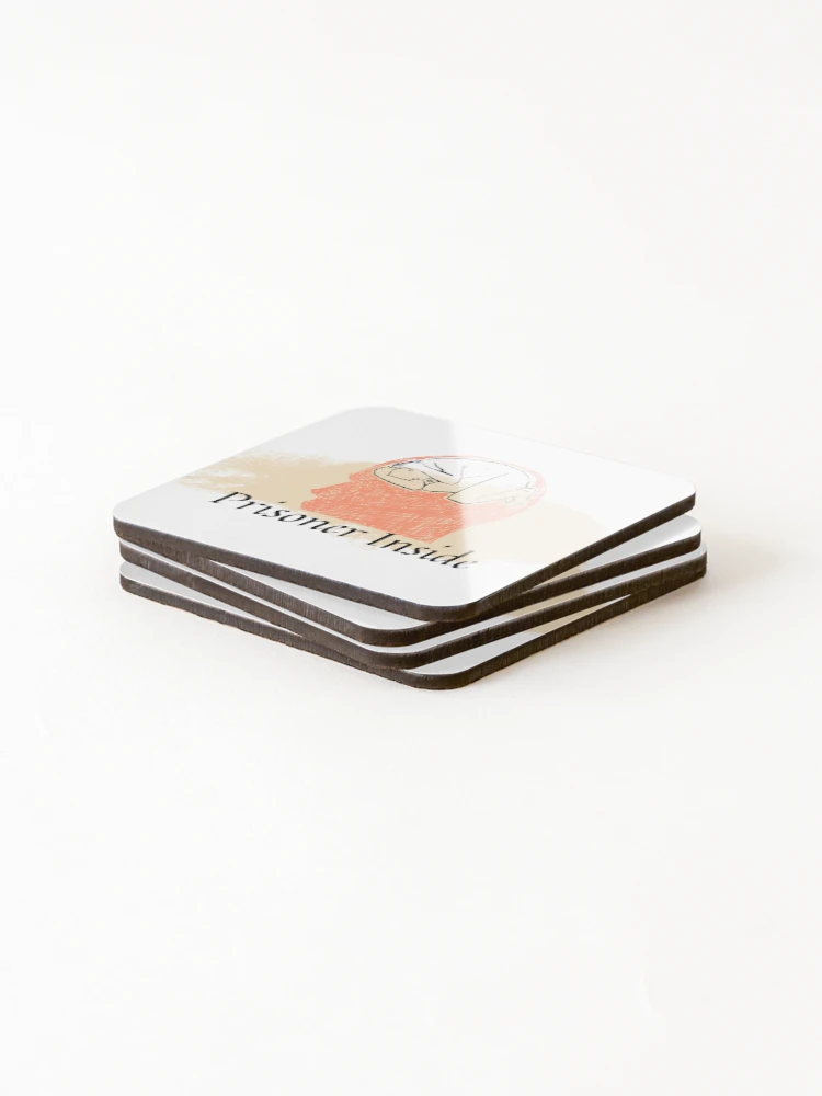Thumbnail 4 of 5, Coasters (Set of 4), Prisoner Inside designed and sold by Randy403.
