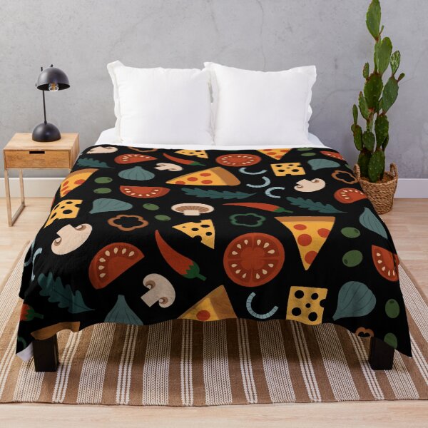 Item preview, Pizza Pattern - Black designed and sold by joizart.