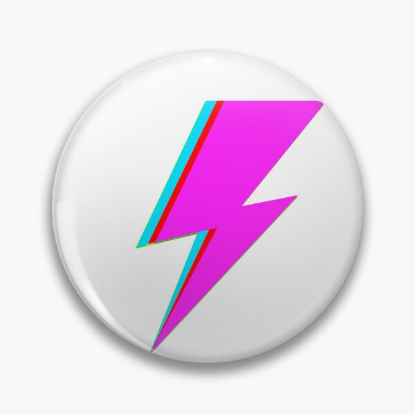 Item preview, Glam rock Lightning bolt (pink Version) designed and sold by paulo silveira.