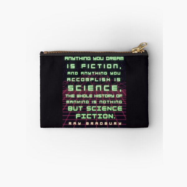 Item preview, Ray Bradbury portrait and quote: Anything you dream is fiction... designed and sold by artbleed.