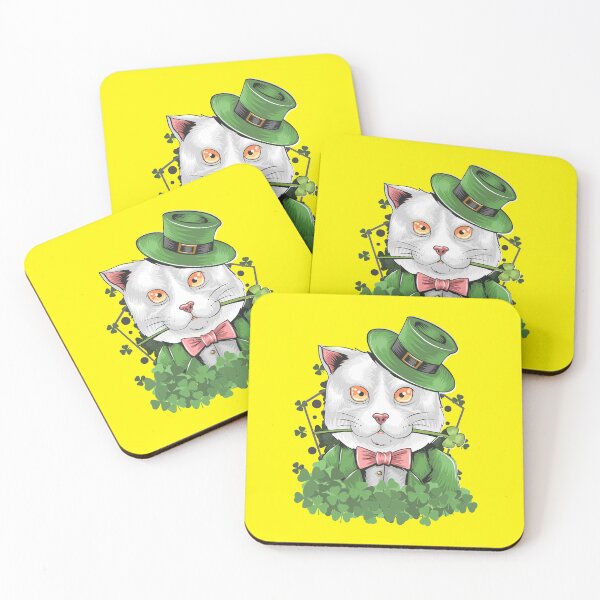Item preview, Saint Patrick - cat T-Shirt designed and sold by vargass street.
