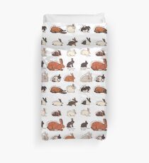 Rabbit Breeds Duvet Cover