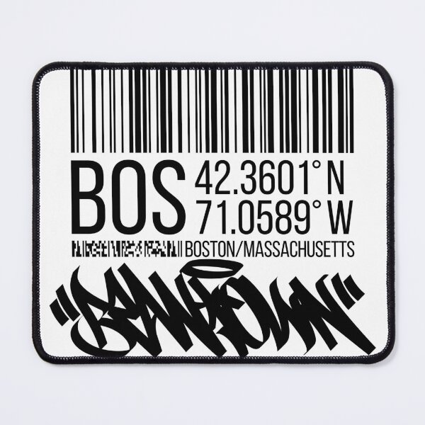 Item preview, Boston, MA (black) designed and sold by ICYMI-DZNS.
