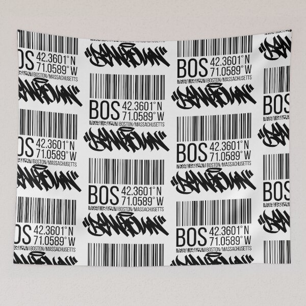 Item preview, Boston, MA (black) designed and sold by ICYMI-DZNS.