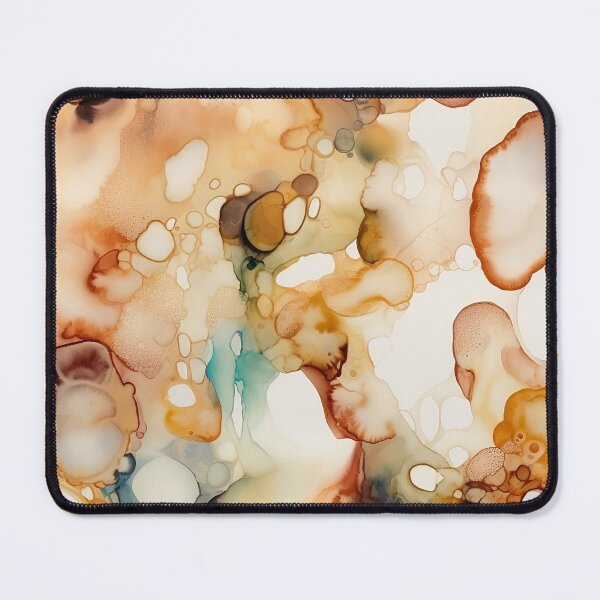 Item preview, Alcohol Ink  - Elegant Earth Tones - Handcrafted Home Decor Accent designed and sold by Shadi Rosenow.