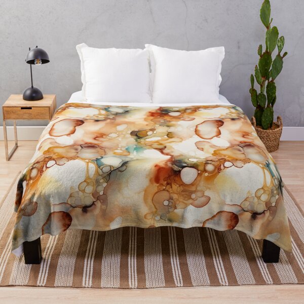 Item preview, Alcohol Ink  - Elegant Earth Tones - Handcrafted Home Decor Accent designed and sold by Shadi Rosenow.