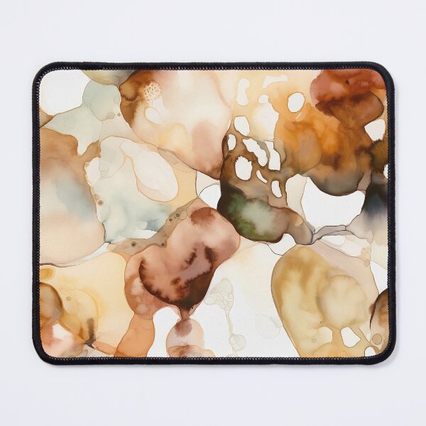 Item preview, Alcohol Ink 2 - Elegant Earth Tones - Handcrafted Home Decor Accent designed and sold by Shadi Rosenow.