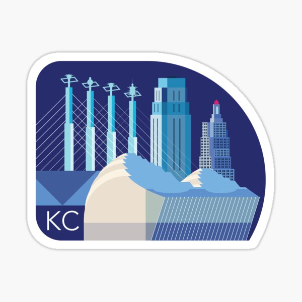 Artikel-Vorschau von Kansas City Skyline bei Nacht, designt und verkauft von kericanfly.