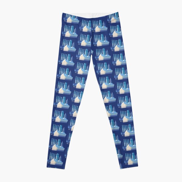Kansas City Skyline at Night Leggings