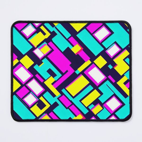 Item preview, 1980's trippy pattern designed and sold by Donkey's Salad.