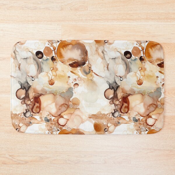 Item preview, Alcohol Ink 3 - Elegant Earth Tones - Handcrafted Home Decor Accent designed and sold by Shadi Rosenow.