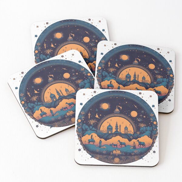 Item preview,  Arabian Moonlight - A Stunning and Enchanting Artwork on Redbubble designed and sold by Alphakenon.