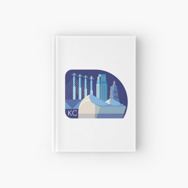 Kansas City Skyline at Night Hardcover Journal