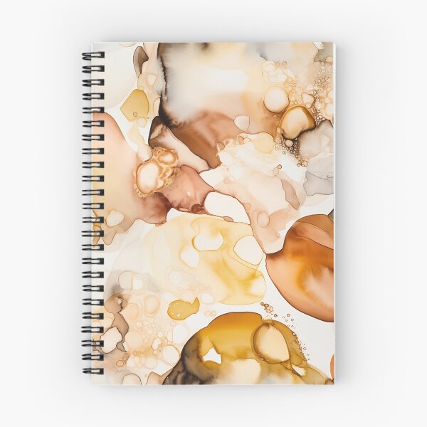Item preview, Alcohol Ink 4 - Elegant Earth Tones - Handcrafted Home Decor Accent designed and sold by Shadi Rosenow.