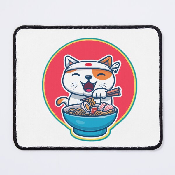 Item preview, Cat Eating Spaghetti designed and sold by vargass street.