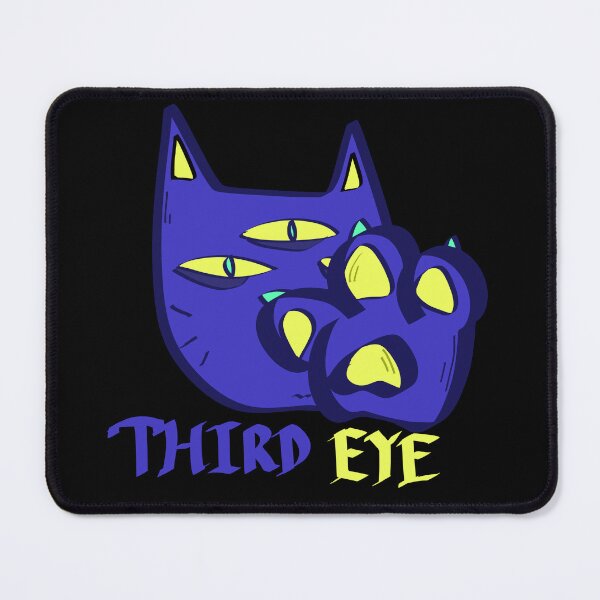 Item preview, funky neon cat third eye designed and sold by kaiyak399.