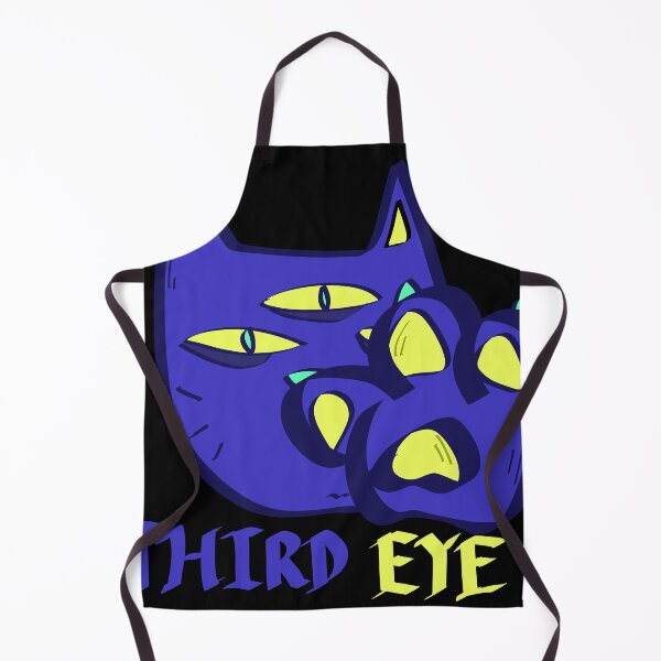 Item preview, funky neon cat third eye designed and sold by kaiyak399.
