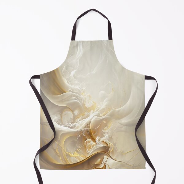 Item preview, white and golden smoke abstract dispersed designed and sold by ManuelAndreas.