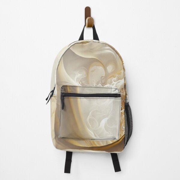 Item preview, white and golden smoke abstract dispersed designed and sold by ManuelAndreas.