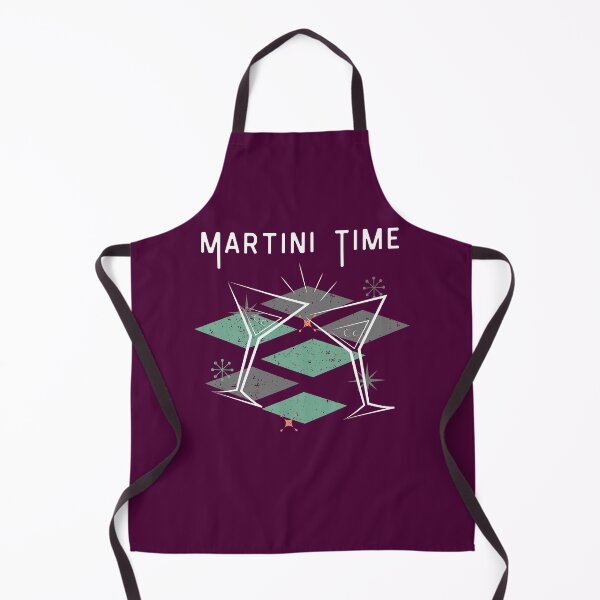 Item preview, Martini time vintage distressed retro custom tshirt and apparel design designed and sold by EmpiredesignCA.