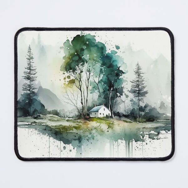 Item preview, Landscape colorful pastel waterpainting digital art designed and sold by ManuelAndreas.