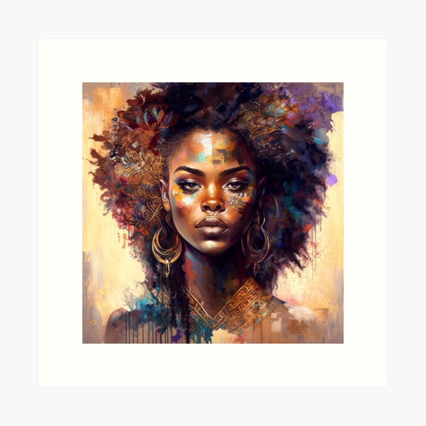 Aperçu de l'œuvre mère afrique beau portrait créée et vendue par XCentric00.
