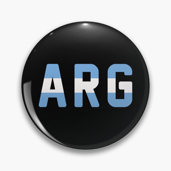 Item preview, ARG (Argentina) Iceberg (Light Blue) / White Flag designed and sold by PEK1787.
