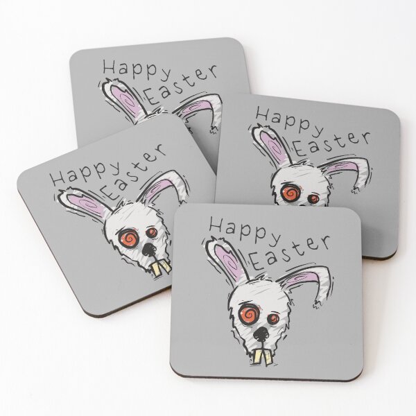 Item preview, Happy Easter - Funny Bunny Easter - Rabid Rabbit Design designed and sold by Mitch616Art.