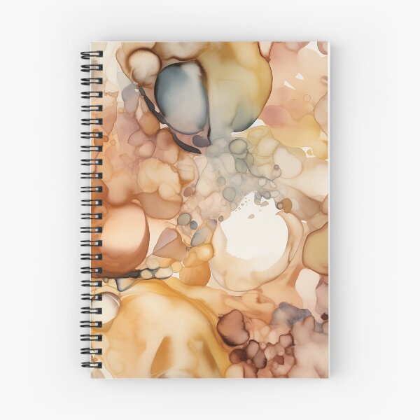 Item preview, Alcohol Ink 5 - Elegant Earth Tones - Handcrafted Home Decor Accent designed and sold by Shadi Rosenow.