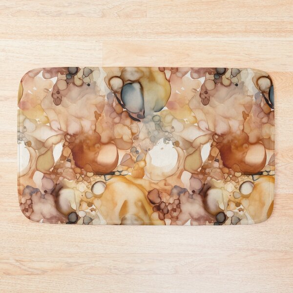 Item preview, Alcohol Ink 5 - Elegant Earth Tones - Handcrafted Home Decor Accent designed and sold by Shadi Rosenow.
