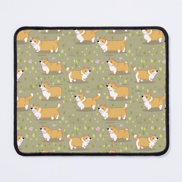 Item preview, Fat Corgis Wandering Pattern designed and sold by dencha.