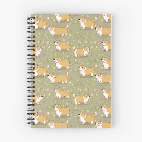 Item preview, Fat Corgis Wandering Pattern designed and sold by dencha.