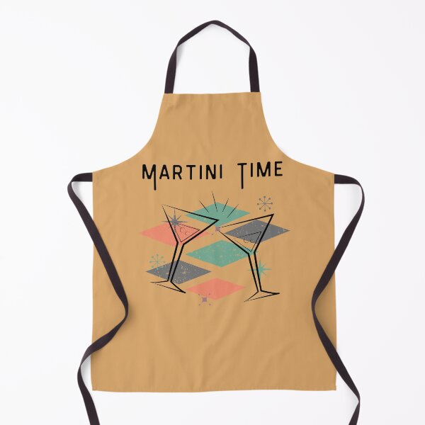 Item preview, Martini time vintage distressed retro custom tshirt and apparel design designed and sold by EmpiredesignCA.