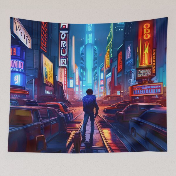 Item preview, Cyber Punk City Walkers designed and sold by Ink Art Design.