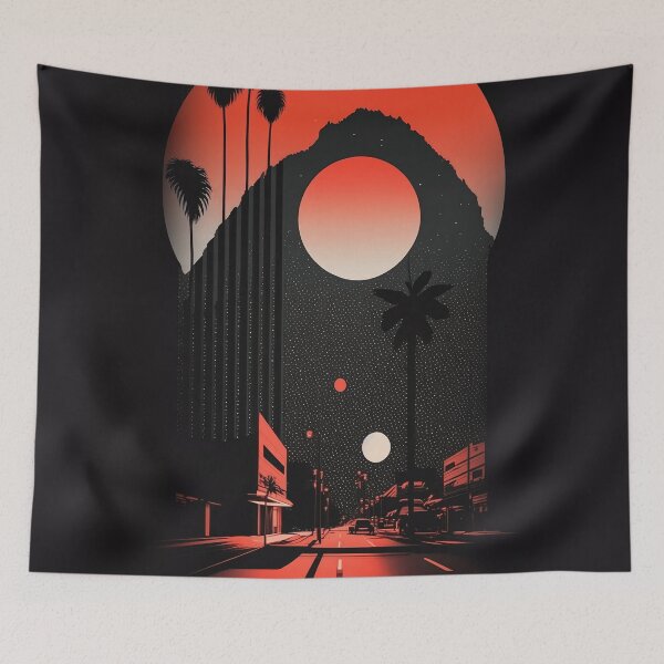 Artikelvorschau, Sonnenuntergang in Los Angeles entworfen und verkauft von Graphoteka.