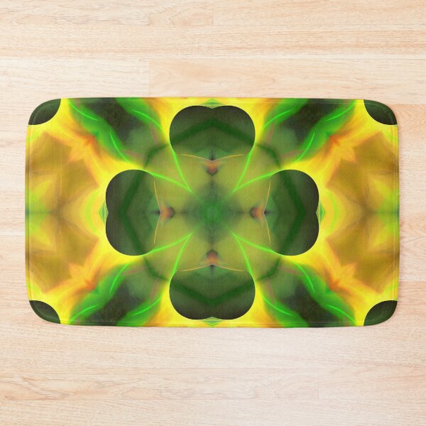Item preview, shamrock in golden yellow ground designed and sold by effervescence.