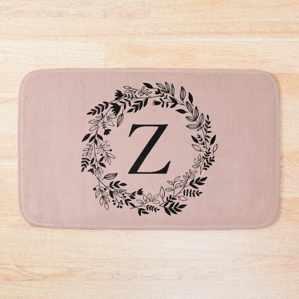 Item preview, Letter Z with Floral Wreath - Initial Z - Monogram Art designed and sold by thelustrous.