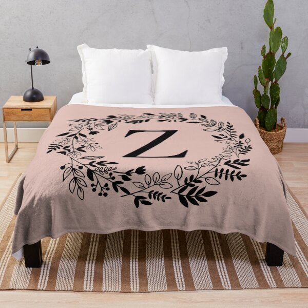 Item preview, Letter Z with Floral Wreath - Initial Z - Monogram Art designed and sold by thelustrous.