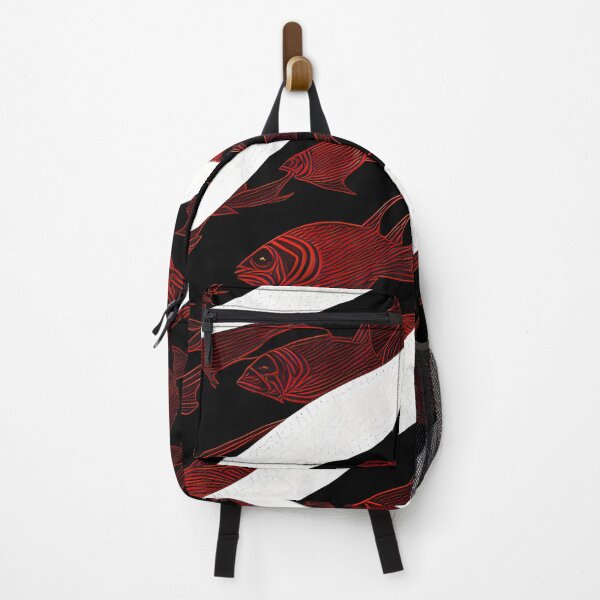 Item preview, A School of Red Fish Pattern 2 designed and sold by atangerprints.
