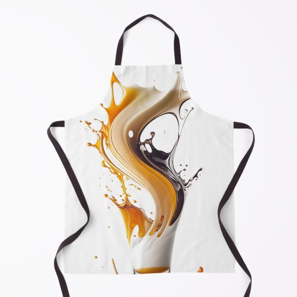 Item preview, Macchiato splash in a glas of milk digital art designed and sold by ManuelAndreas.